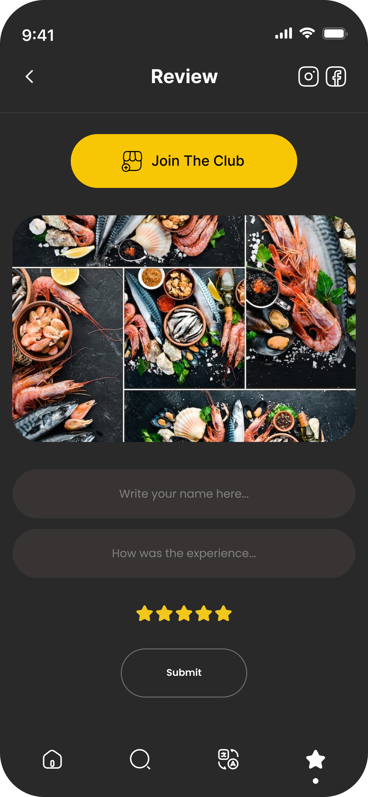 Digital Menu